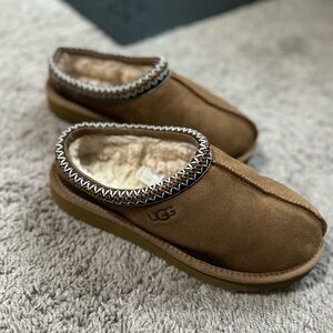 UGG Chestnut Suede Slip-Ons